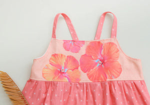 Hibiscus Dress | Bright Pink