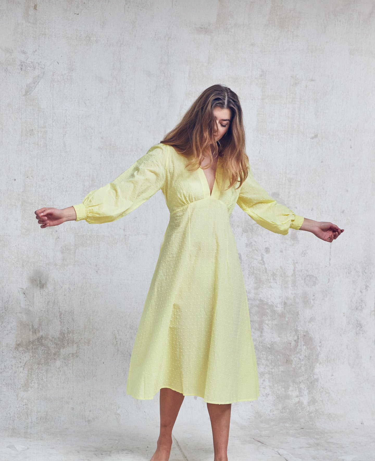 Beatrice Dress | Lemon Drop
