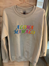 Aloha Mahalo Crew Neck | Rainbow Embroidery