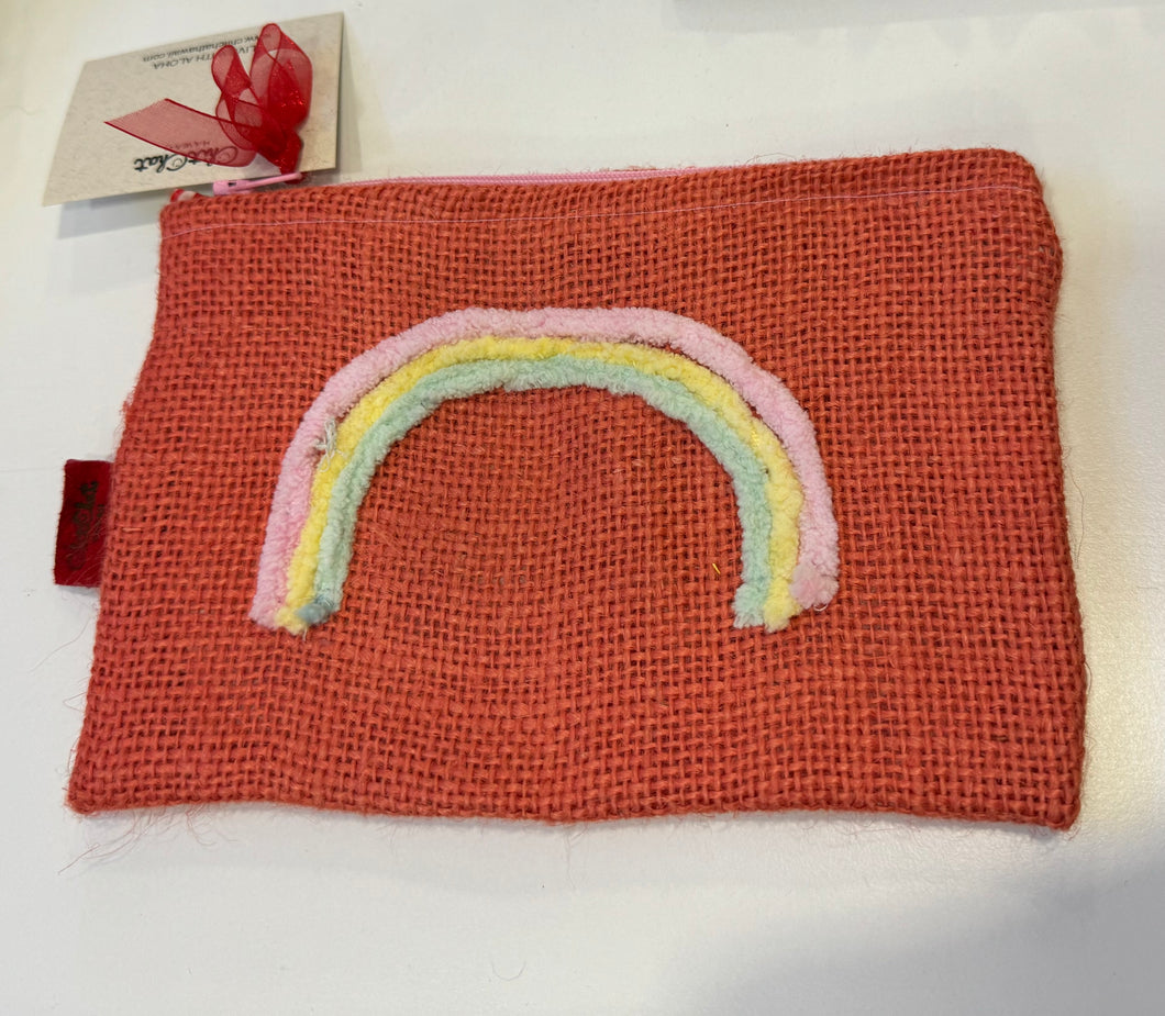 Chit Chat Rainbow pouch | Red