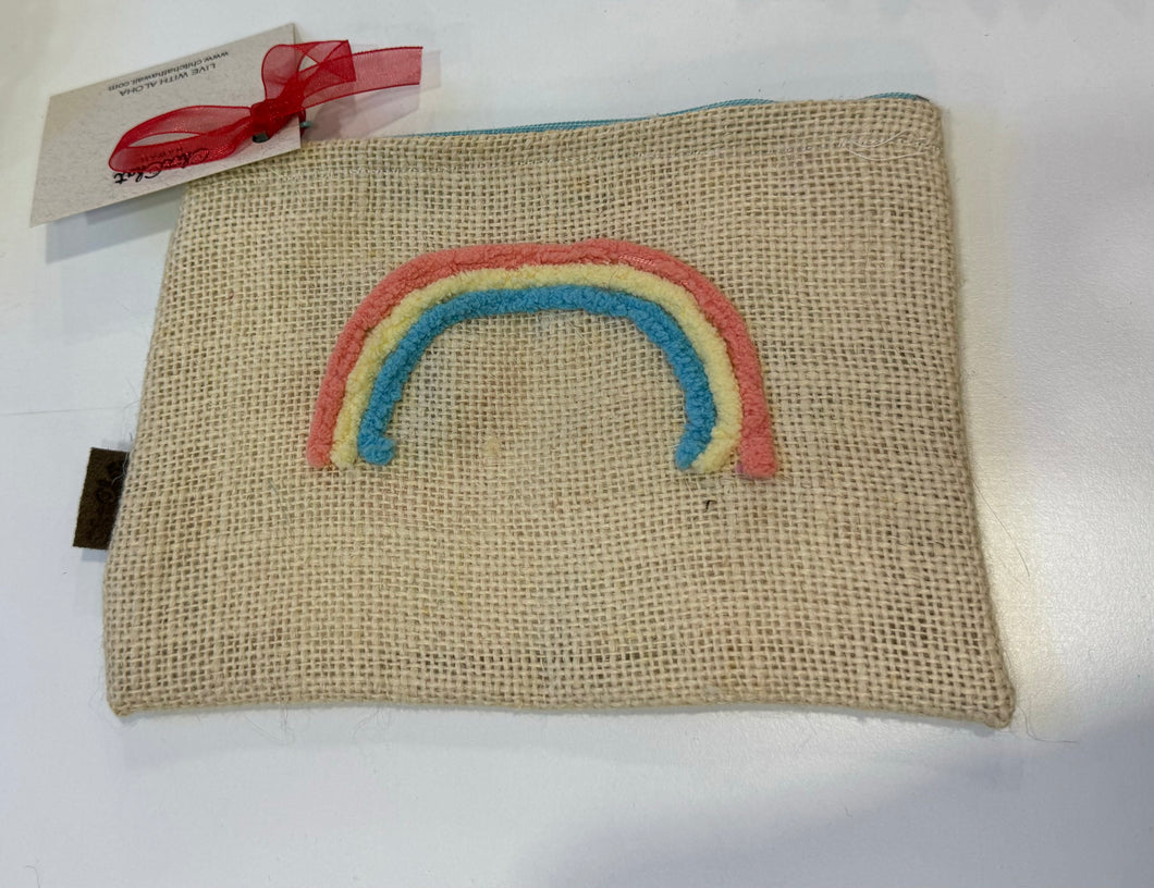 Chit Chat Rainbow pouch | Ivory