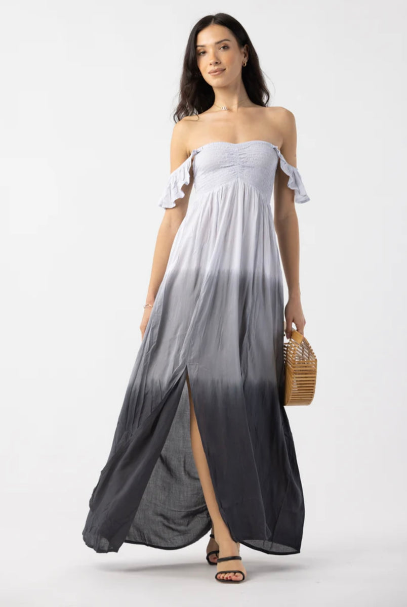 Tiare Hawaii Hollie Maxi Dress | Grey Gradasi – Tropical Goddess
