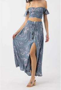 Tiare Hawaii Dakota Skirt | Dot Grey