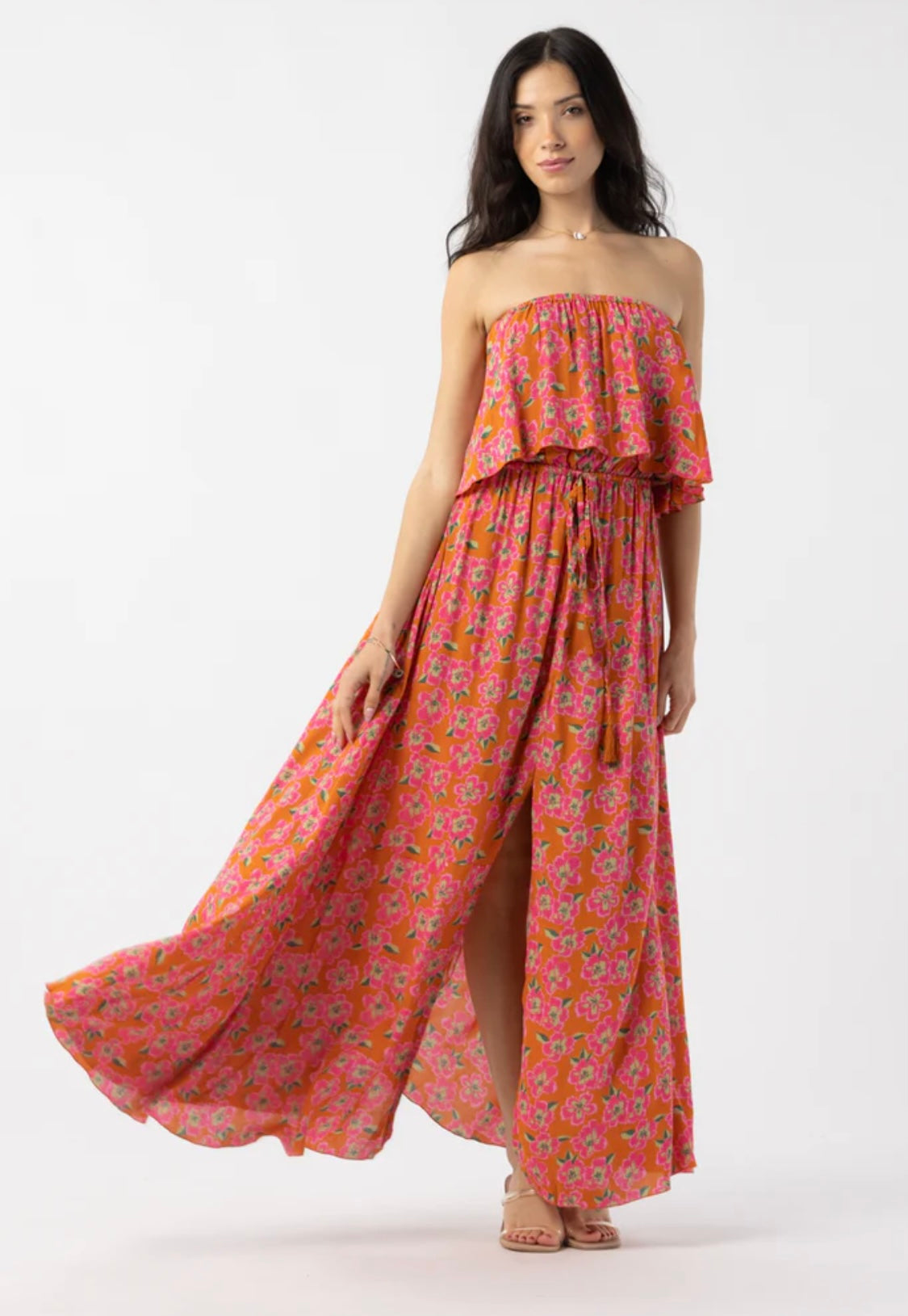Tiare Hawaii Maldives Maxi Dress | Poipu Rust Tropical Goddess Tiare Hawaii Maldives Maxi Dress | Poipu Rust Tropical Goddess