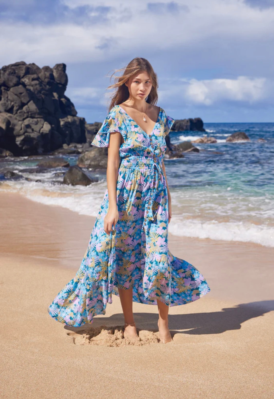 Tiare Hawaii New Moon Maxi Dress | Tropics Tosca Tiare Hawaii New Moon Maxi Dress | Tropics Tosca
