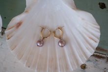 Ella May Puka Pink Edison Pearl Hoops