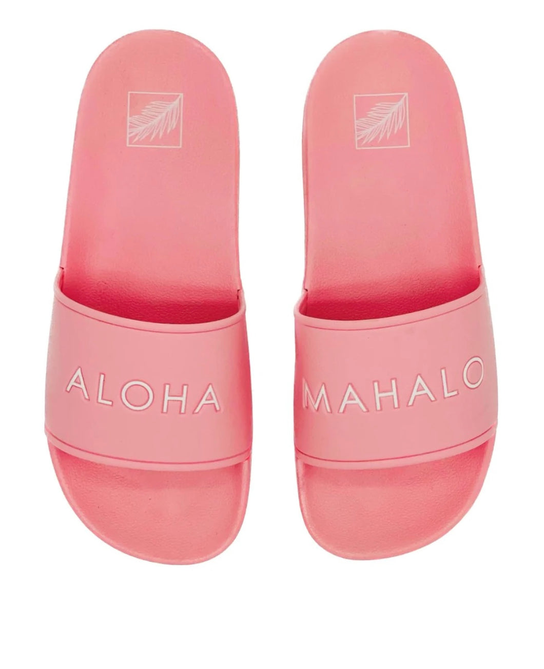 ALOHA MAHALO Slides | Pink