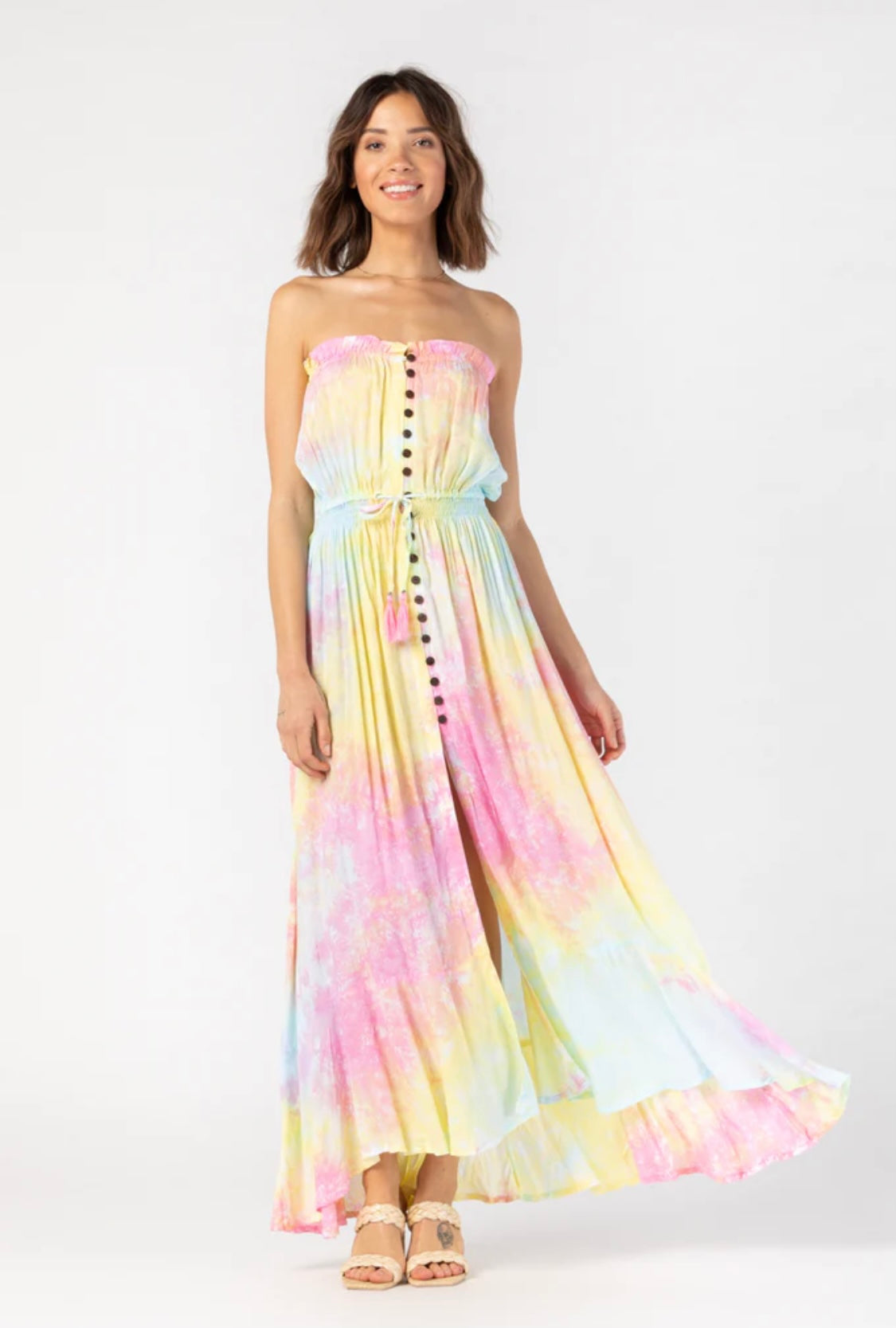 Ryden Maxi Dress | Pastel Clouds