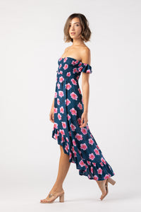 Tiare Hawaii Brooklyn Maxi Dress | Aloha Floral Midnight