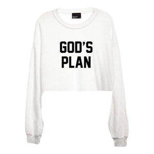 Private Party God’s Plan Crop long sleeve