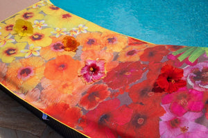 Rainbow Hibiscus Towel