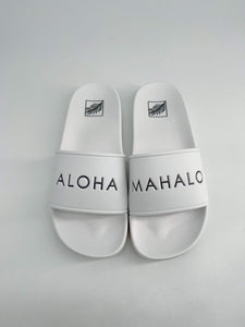 ALOHA MAHALO Slides | White