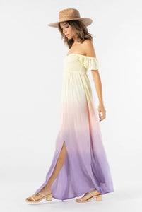 Tiare Hawaii Hollie Maxi Dress | Yellow Peach Lavender