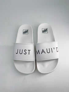 JUST MAUI’D Slides | White