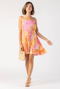 Tiare Hawaii Ryden Mini Dress | Smoke Pink Orange