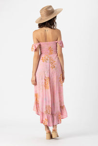 Brooklyn Maxi Dress | batik whimsy pink