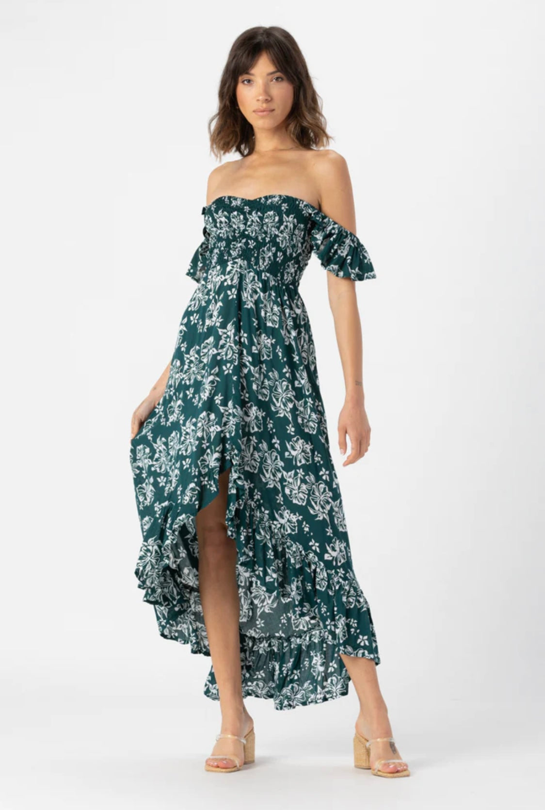 Brooklyn Maxi Dress | Batik Kauai Green