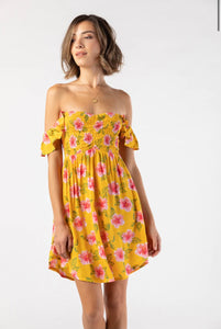 Hollie Mini Dress | Aloha Floral Sunshine