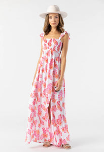 Tiare Hawaii Hollie Maxi Dress | Tahitian Hibiscus Pink