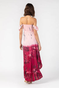 Brooklyn Maxi Dress | Pink Maroon Ombre