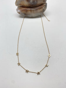 Maui Mari 14K Gold Mahalo Necklace