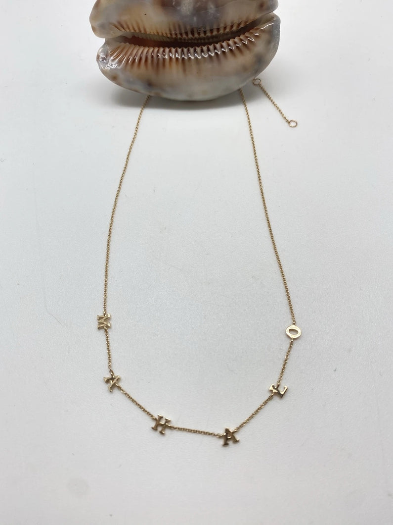 Maui Mari 14K Gold Mahalo Necklace
