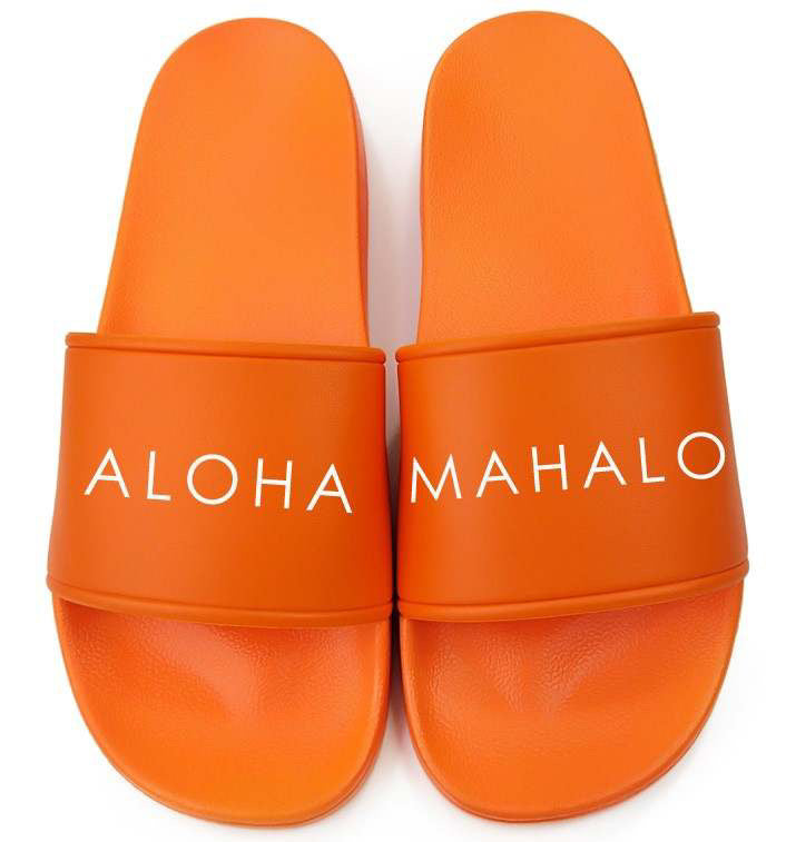 ALOHA MAHALO Slides | Orange
