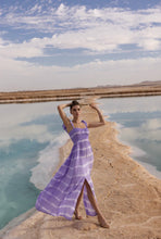 Hollie Maxi Dress | Lavender Stripe
