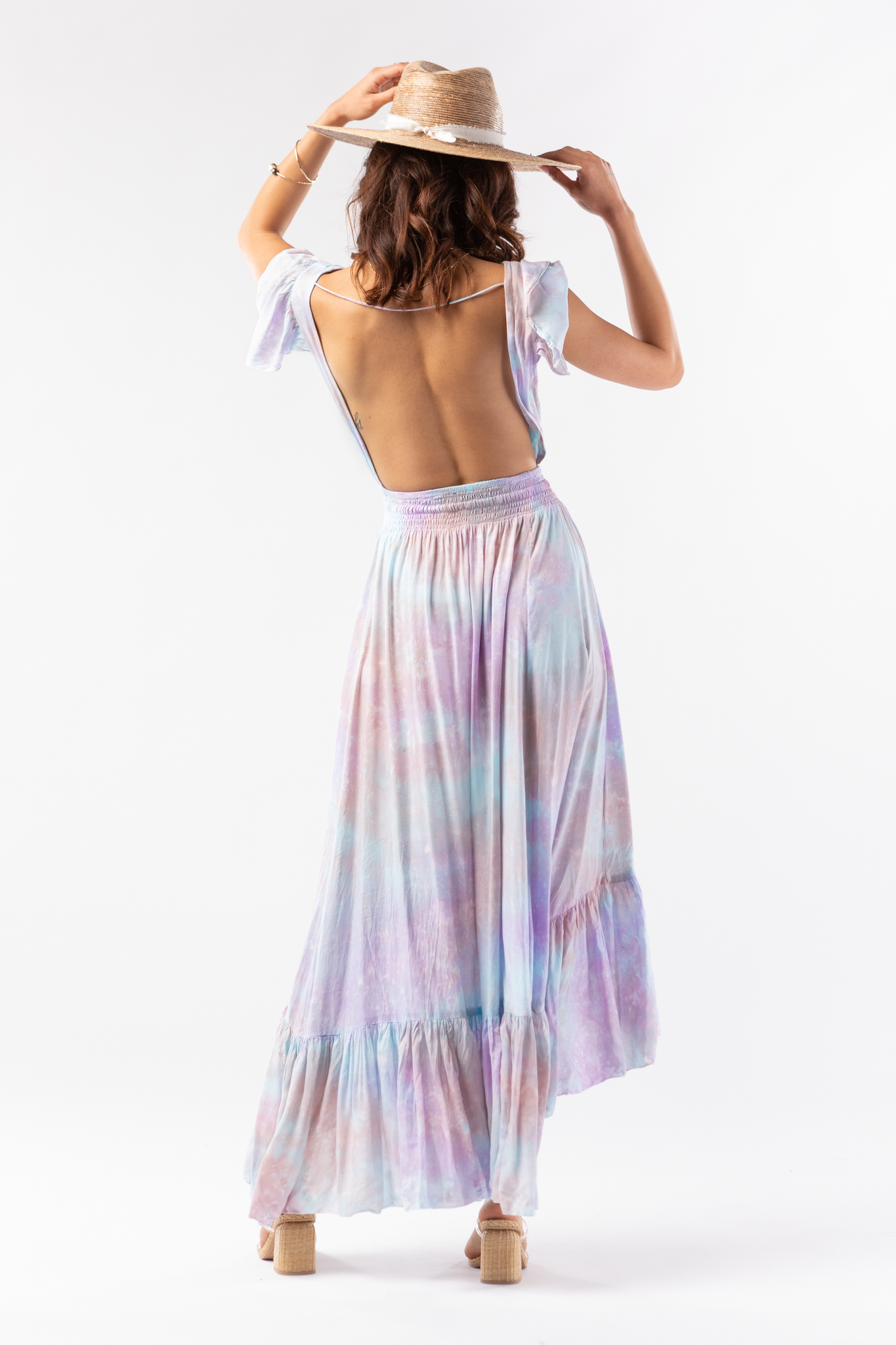 purple and turquoise maxi dress LANE BRYANT Dress 14 Maxi Chiffon Flowy Lined Black, Turquoise, Purple